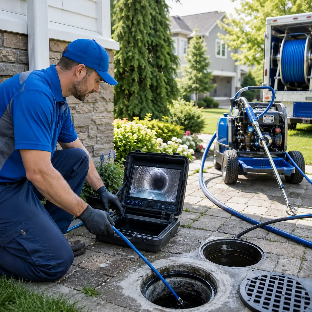 Outdoor drain cleaning professionals serving Woodbine, KY